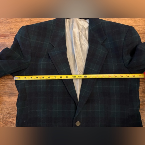 Vintage Plaid wool/fleece blazer - Picture 8 of 13